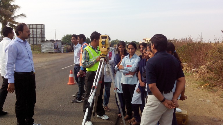 Survey Practical on Road